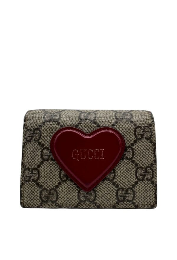 GUCCI - GG SUPREME HEART MOTIF WALLET - Image 8